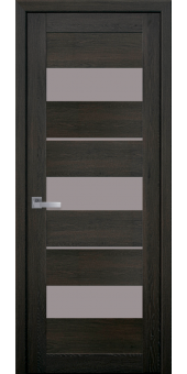 МЕЖКОМНАТНЫЕ ДВЕРИ Мода ПВХ ULTRA Лилу со стеклом сатин